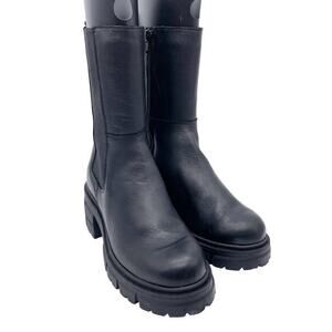 Bos & Co. Women's Brunas Waterproof‎ Chelsea Chunky Sole Boots Size US 5.5 EU 36